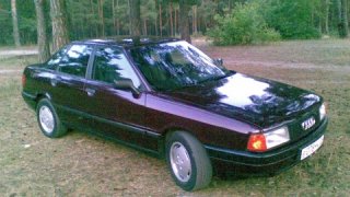 Перетяжка торпедо кожей Audi 80